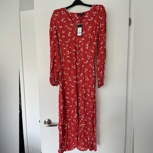 Dynamite dress - size XS/S cranberry colour